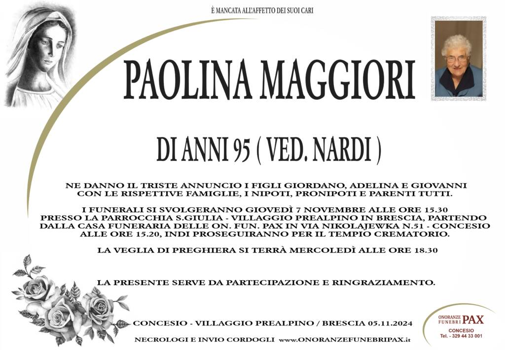 PAOLINA MAGGIORI - MANIFESTO OK