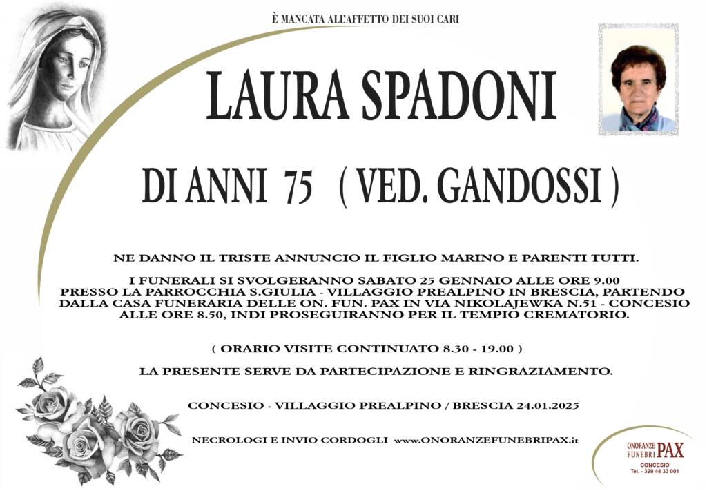 LAURA SPADONI - MANIFESTO